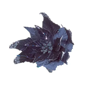 Blue Poinsettia Tree Stem - Style 3