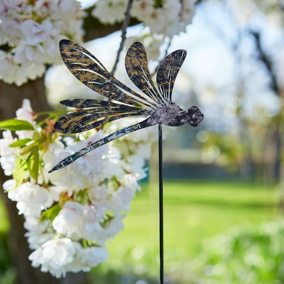 Tom Chambers Breeze Dragonfly Plant Stake