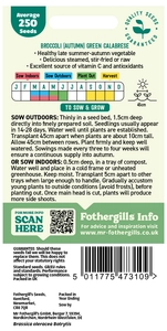 Broccoli (Autumn) Green Calabrese Seeds - image 2