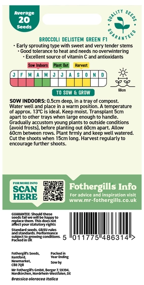 Broccoli (Sprouting) Delistem Green F1 - image 2