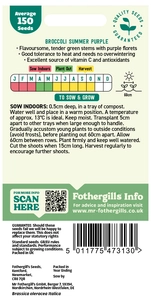 Broccoli (Sprouting) Summer Purple Seeds - image 2