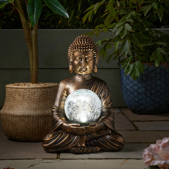 Buddha Orb Solar Light - image 1