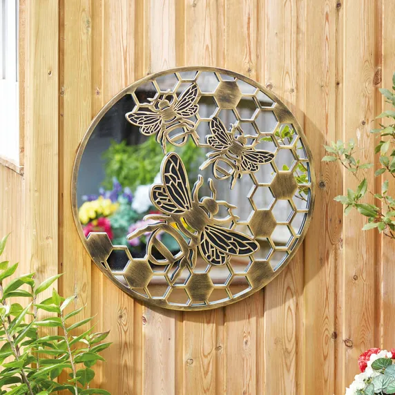 Bumblebee Garden Mirror - Large