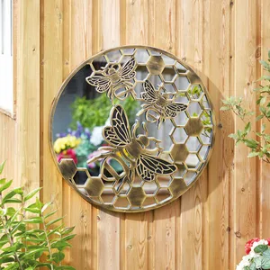 Bumblebee Garden Mirror - Medium
