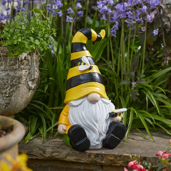 Bumblebee Gonk Garden Ornament - Medium