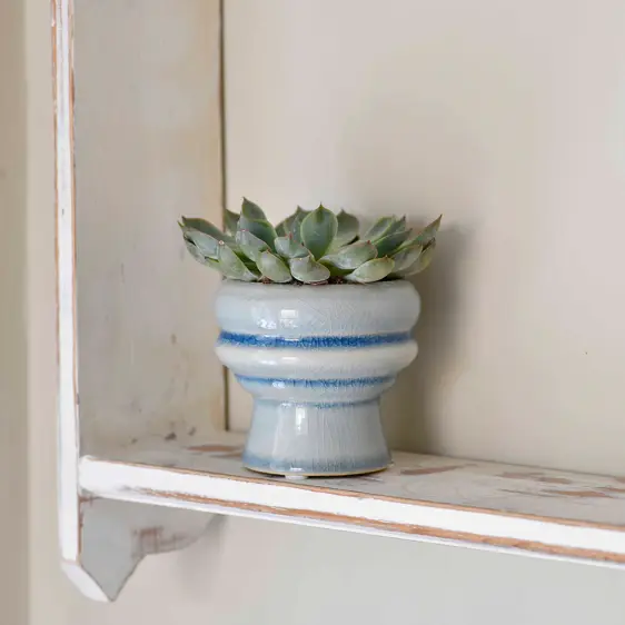 Burgon & Ball Florence Blue Succulent Pot - image 2