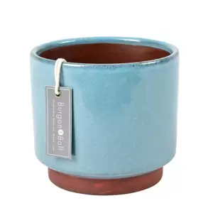 Burgon & Ball Malibu Blue Glazed Pot - Large - image 1