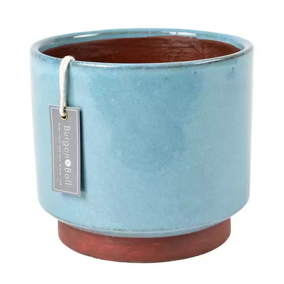 Burgon & Ball Malibu Blue Glazed Pot - Extra Large - image 1