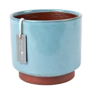 Burgon & Ball Malibu Blue Glazed Pot - Extra Large