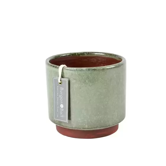 Burgon & Ball Malibu Green Glazed Pot - image 1