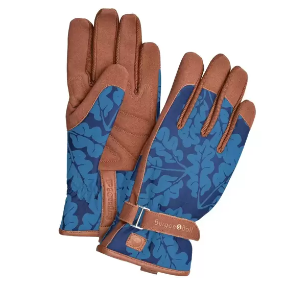 Burgon & Ball Oak Leaf Gloves - Navy M/L - image 2