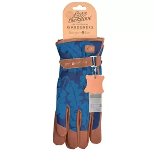 Burgon & Ball Oak Leaf Gloves - Navy S/M - image 3