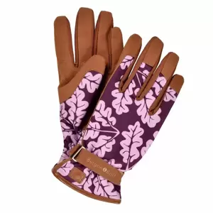 Burgon & Ball Oak Leaf Gloves - Plum S/M - image 2