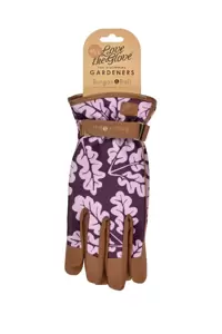 Burgon & Ball Oak Leaf Gloves - Plum M/L - image 3