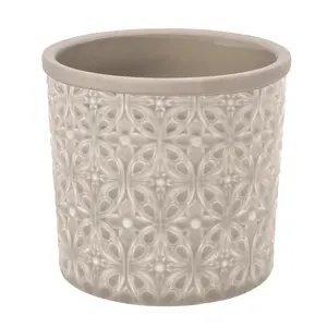 Burgon & Ball Porto Grey Glazed Pot - Large - image 1