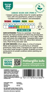 Cabbage Golden Acre (Primo Ii) Seeds - image 2