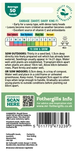 Cabbage (Savoy) Savoy King F1 Seeds - image 2