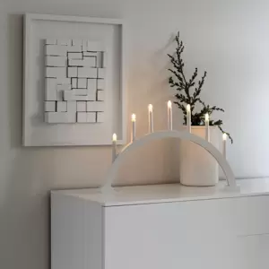 Welcome Light Curved - White