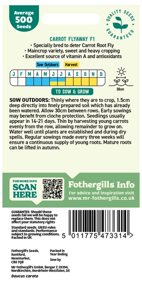 Carrot Flyaway F1 Seeds - image 2