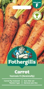 Carrot Resistafly Tozresis F1 Seeds - image 1