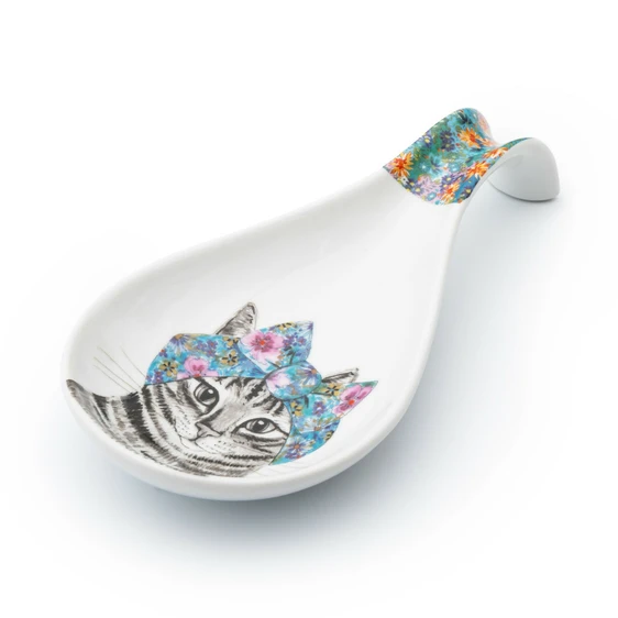Cat Print Spoon Rest
