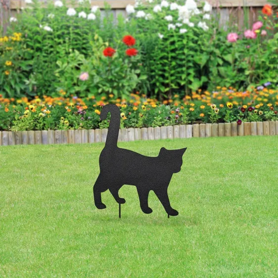 Cat Shadow Decorative Stake - image 1
