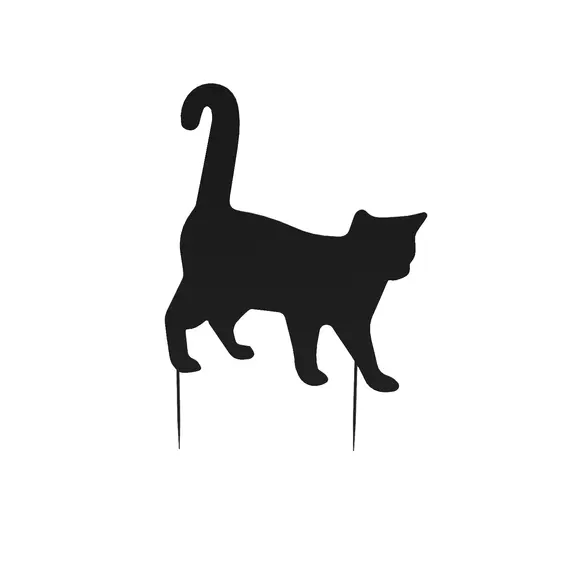 Cat Shadow Decorative Stake - image 2