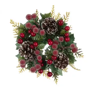 Cedar & Berry Artificial Candle Ring