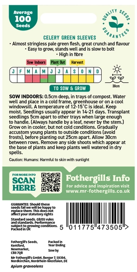 Celery Green Sleeves Seeds - image 2