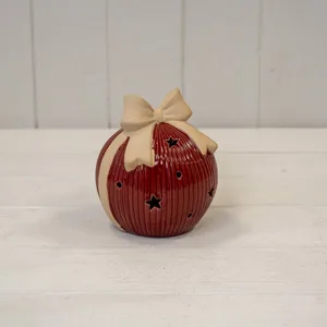 Ceramic Illuminated Bauble Decoration - Large
