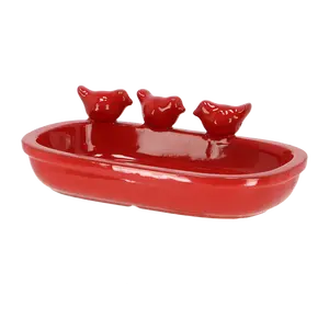 Ceramic Oval Bird Bath - image 2