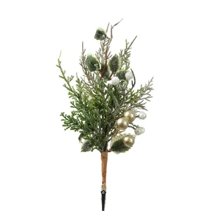 Champagne Artificial Foliage Clip