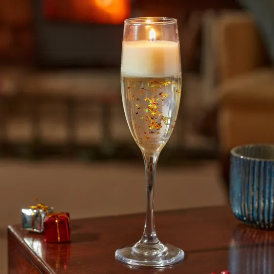 Champagne Flute Candle