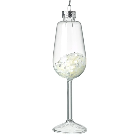 Champagne Glass Hanging Decoration