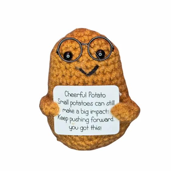 Cheerful Crochet Potato