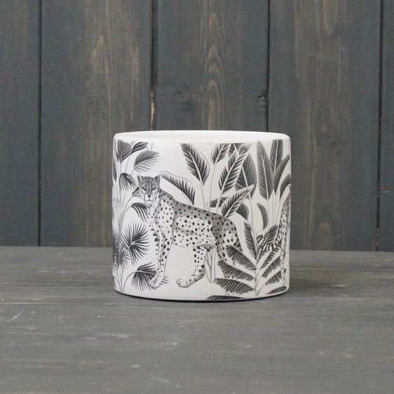 Cheetah Print Pot Ø12cm