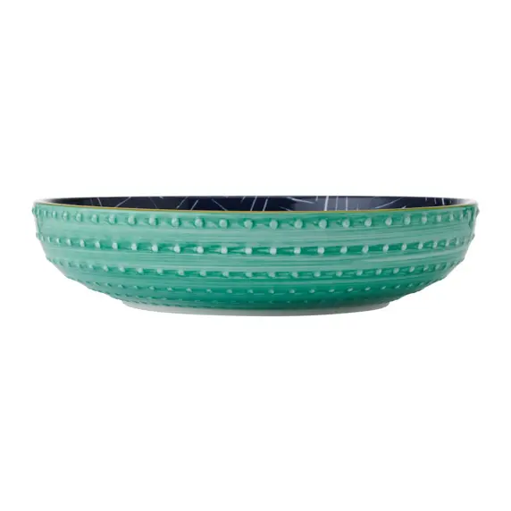 Chevron Indigo Coupe Bowl - image 2