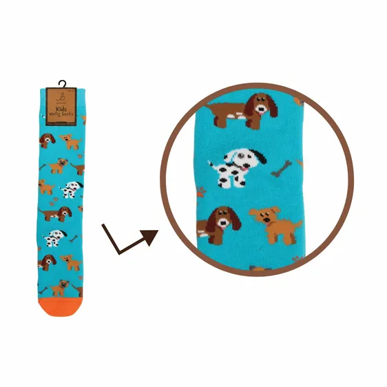 Children's Puppy Love Welly Socks
