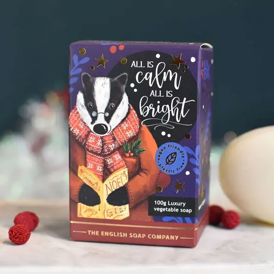 Christmas Badger Mini Soap - image 1