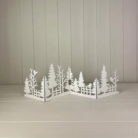 Christmas Garden Wooden Scene
