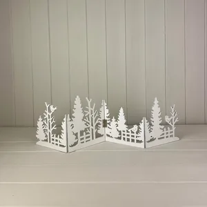 Christmas Garden Wooden Scene