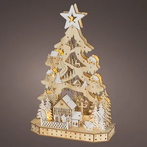 Christmas Mountain Scene Ornament