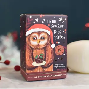 Christmas Owl Mini Soap - image 1