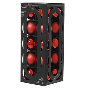 Christmas Red Bauble Set - 20