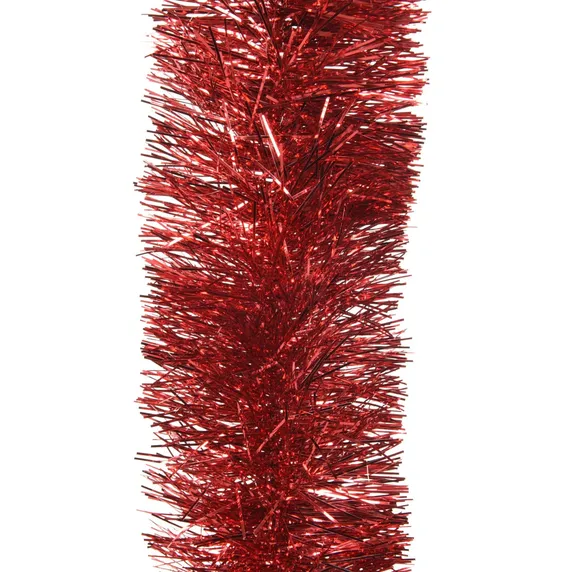 Christmas Red Tinsel Ø10cm