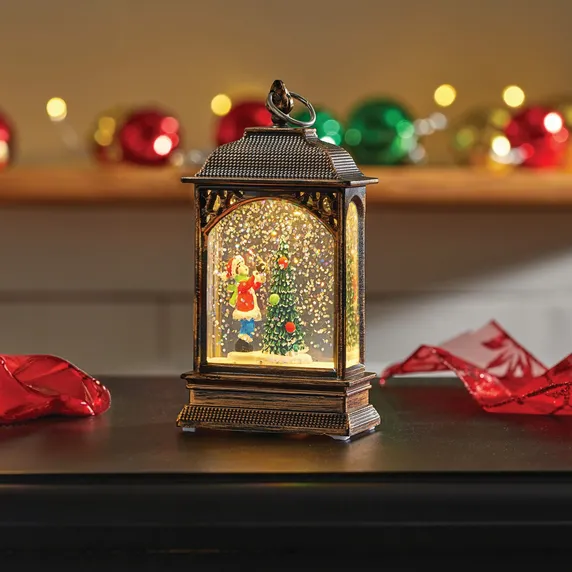 Christmas Tree Snow Lantern