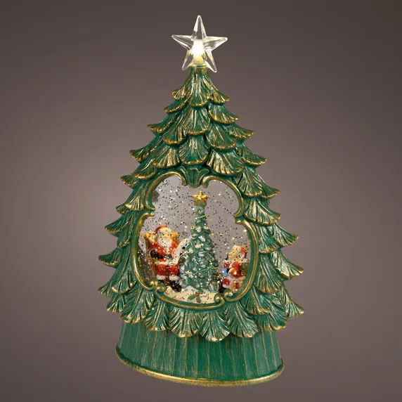 Christmas Tree Water Spinner Light