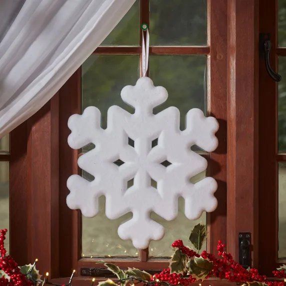 Chunky Hanging Snowflake - Large