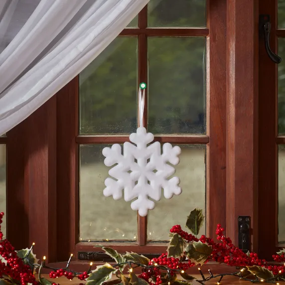 Chunky Hanging Snowflake - Small