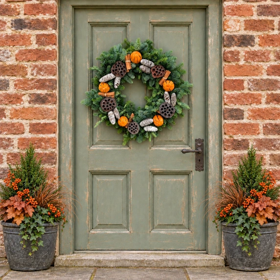 Cinnamon Spice Wreath - 14" - image 2
